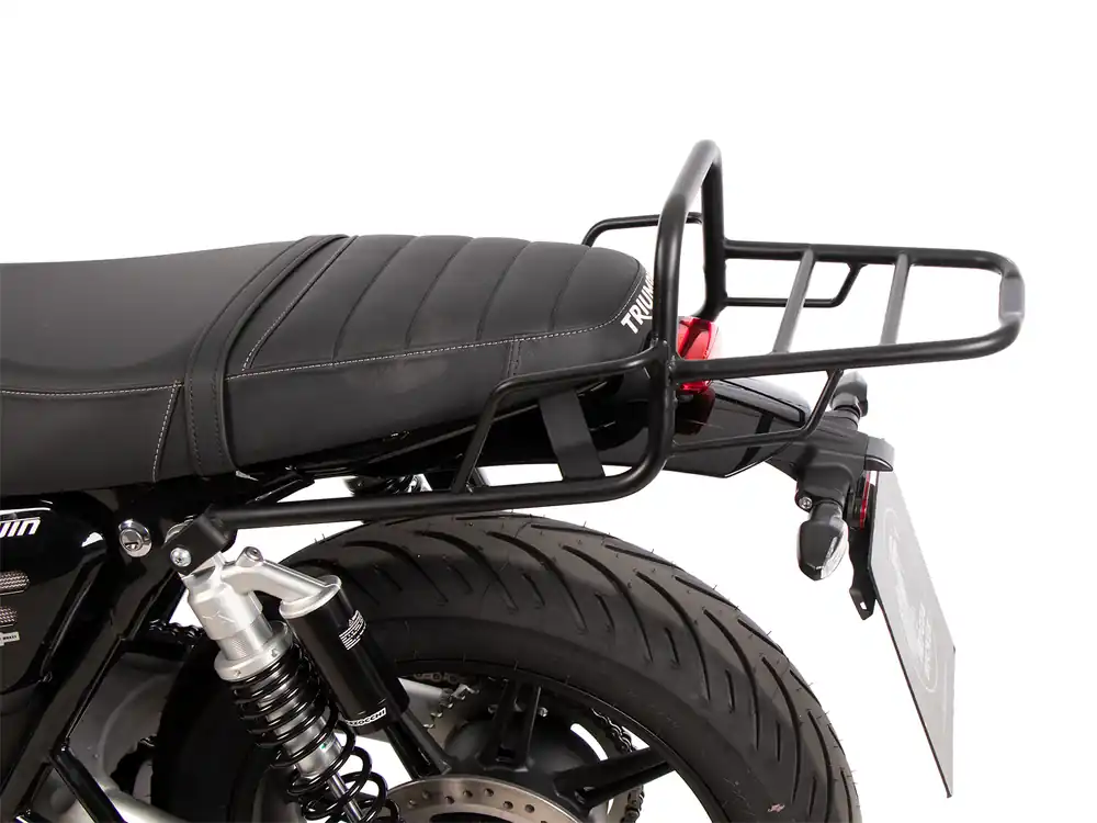 Pont de bagages tubulaire support de top case noir pour Triumph Speed Twin 900 (25-) Petit Prix