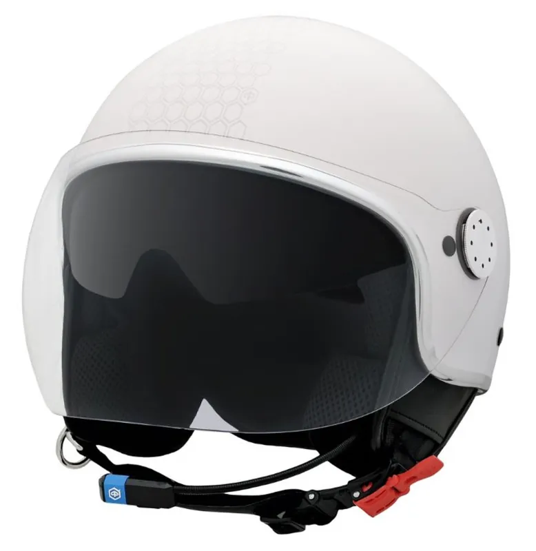 Must-Have Casque jet Piaggio PFJ Mirror blanc XS