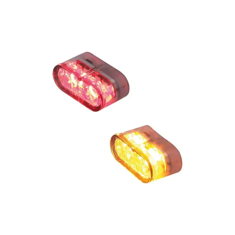 Promotion Saisonnière HIGHSIDER Pro Little Star_MX Pro LED 3in1 Combinaison clignotant/feu arrière module Lentille gris fumée (paire)