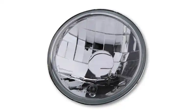 Petit Prix HIGHSIDER smart 5 3/4 pouces insert H4 verre clair, avec feux de position, E-approuvé (1pc)