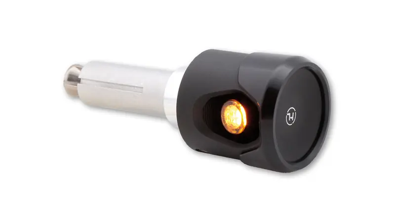 Achetez Aujourd'hui HIGHSIDER pro Akron-Flash LED Clignotant de guidon/feu de position noir/orange 2en1, homologué E (la paire)
