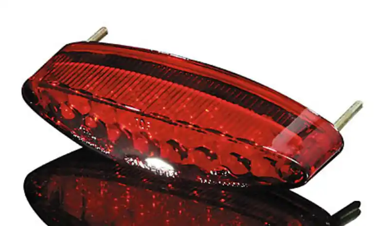 Prix Choc HIGHSIDER smart Number1 LED Mini feu arrière rouge Avec éclairage de la plaque d&rsquo;immatriculation (1pc)