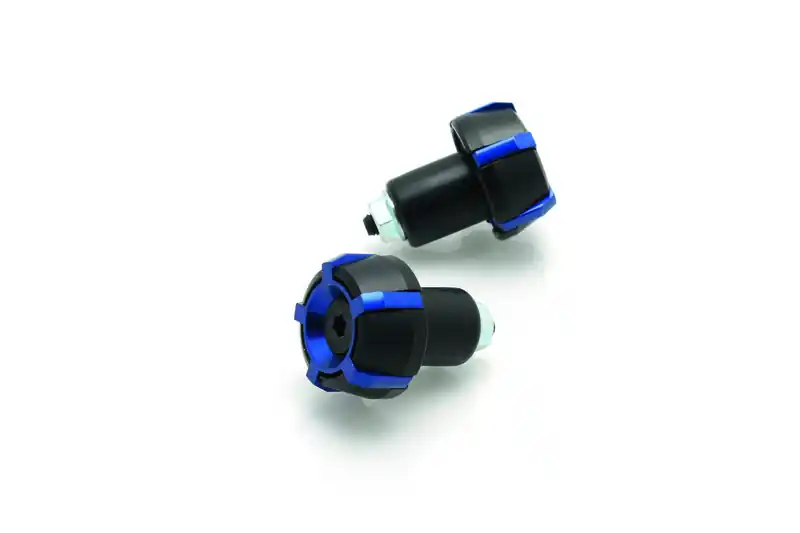 Embouts de guidon BIHR Spark Ø18mm noir/bleu Nouveauté