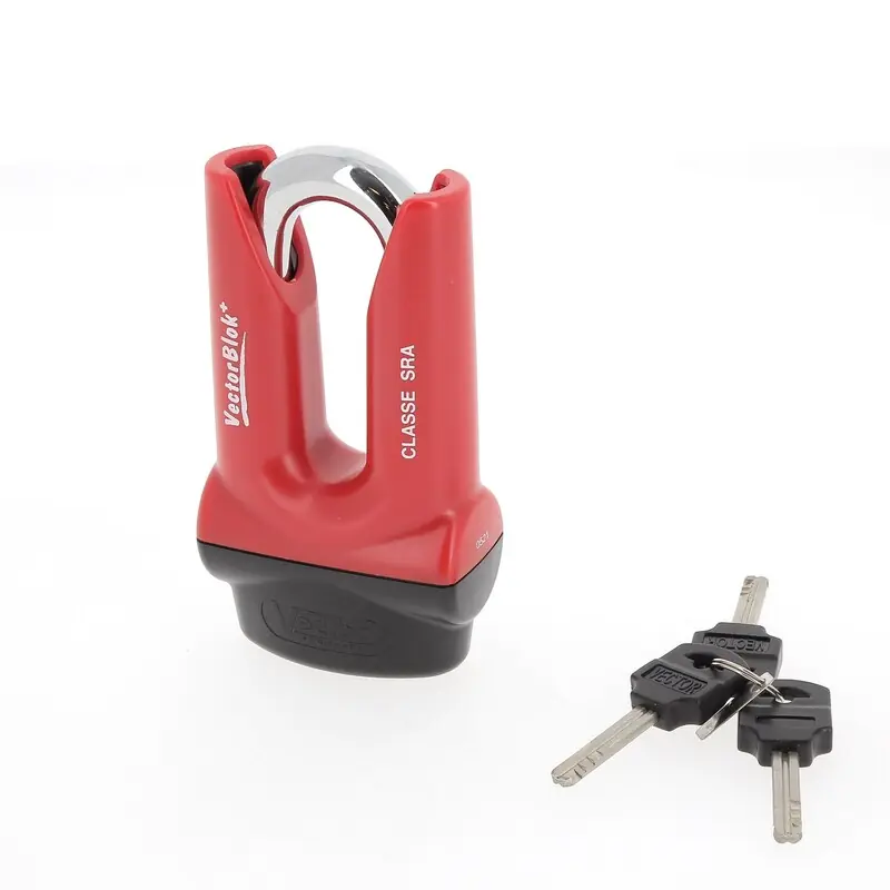 VECTOR Block Antivol pour disque de frein Ø16mm Rouge Populaire