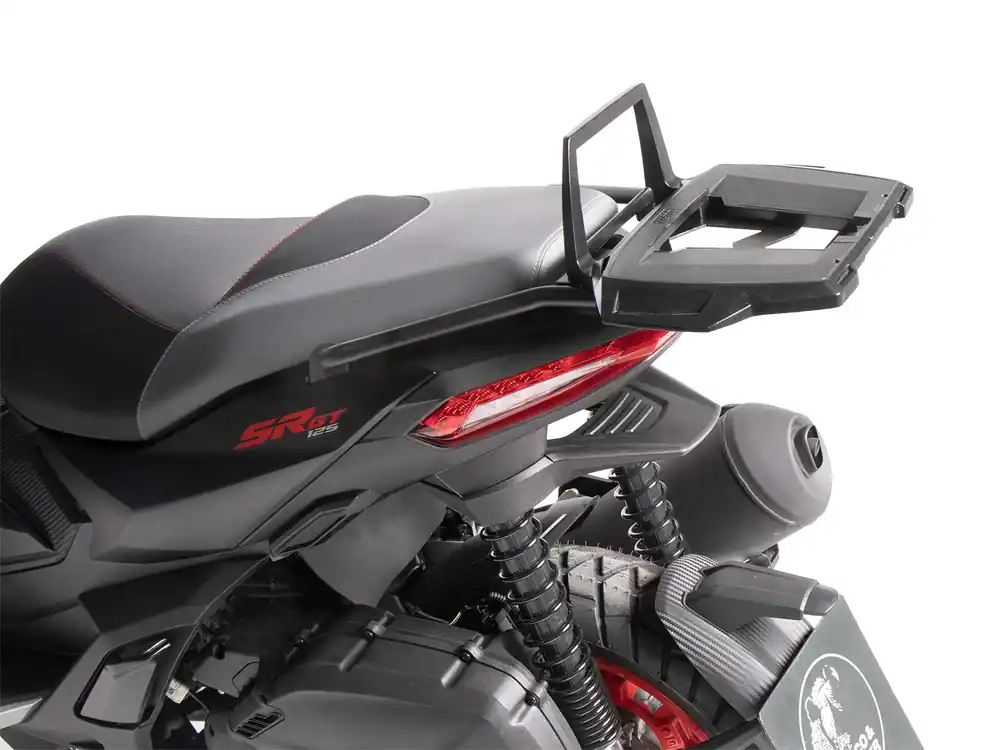 Réduction Support de topcase Alurack noir pour Aprilia SR GT 125 /200 /Sport (22-) Hepco & Becker