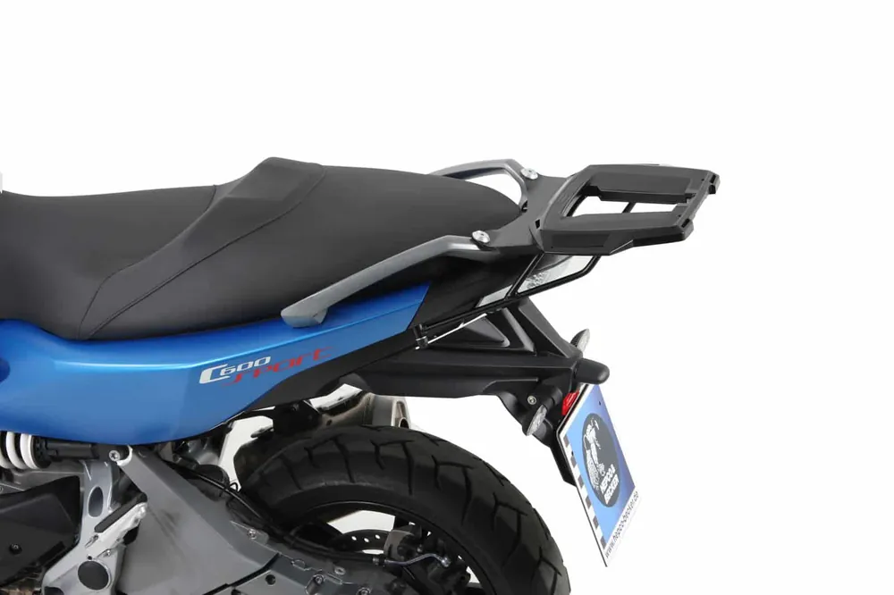 Support de topcase Alurack noir pour BMW C 600 (12-15)/650 Sport (16-21) Hepco & Becker Quantité Limitée