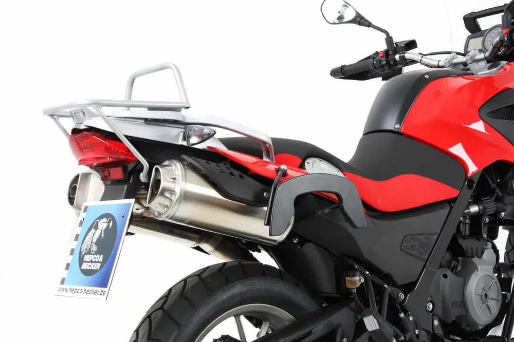Supports latéraux C-Bow noirs pour BMW G 650 GS (11-16)/Sertao (12-16)/F 650 GS/Dakar (-07) Commander Vite