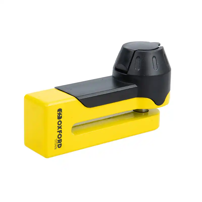 Commander Maintenant Oxford Titan ø10mm Bremsscheibenschloss – Gelb