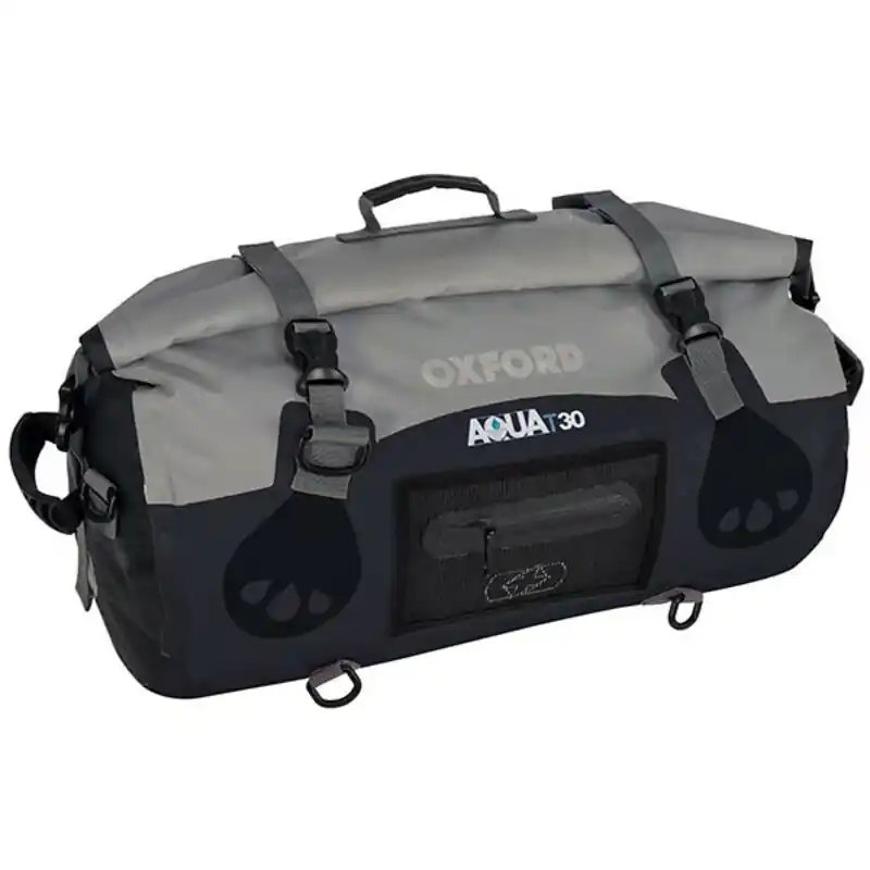 Retour Gratuit Oxford Aqua T-50 Rouleau à bagages étanche noir/gris 50L