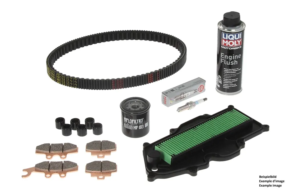 Réduction Inspektionskit Premium mit Bremsbelägen + Additiv Yamaha Majesty 125 2005 – NF ProKit