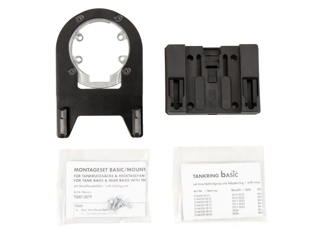 Anneau de réservoir Basic avec unité de fermeture de la sacoche de réservoir pour BMW R 12 S (25-) Hepco & Becker Paiement Sécurisé