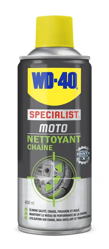 WD-40 Specialist® Motorrad Kettenreiniger – Spray 400ml Achetez Aujourd&rsquo;hui