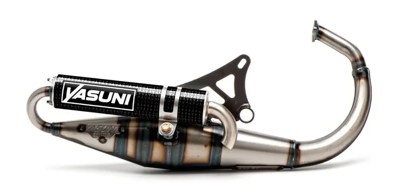 Vente Directe Yasuni Scooter Z Komplett Auspuff – Stahl/Carbon Look
