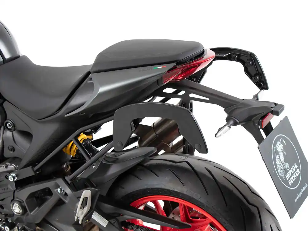 Acheter Direct Supports latéraux C-Bow noirs pour Ducati Monster 937 / 937+ (21-) Hepco & Becker