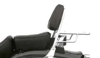 Achetez Aujourd&rsquo;hui Sissybar avec porte-bagages chromé pour Honda CA 125 Rebel (95-01) /CMX 250 Rebel (96-01)