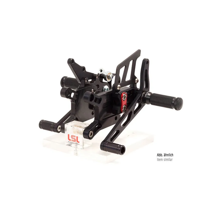 Acheter En Ligne LSL 2Slide-Rastenanlage für Suzuki GSXR1000, 2017-, schwarz-rot, Racing CUP, ohne Straßenzulassung