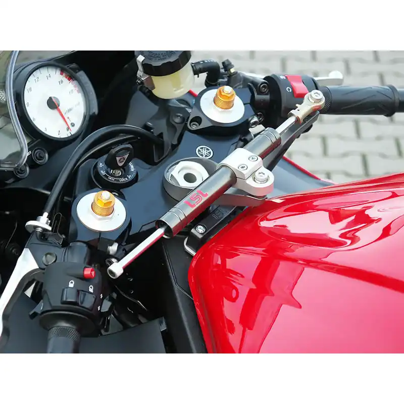 Retour Gratuit LSL Lenkungsdämpfer Kit mit Teilegutachten für YZF-R6, 2003-2005, titan