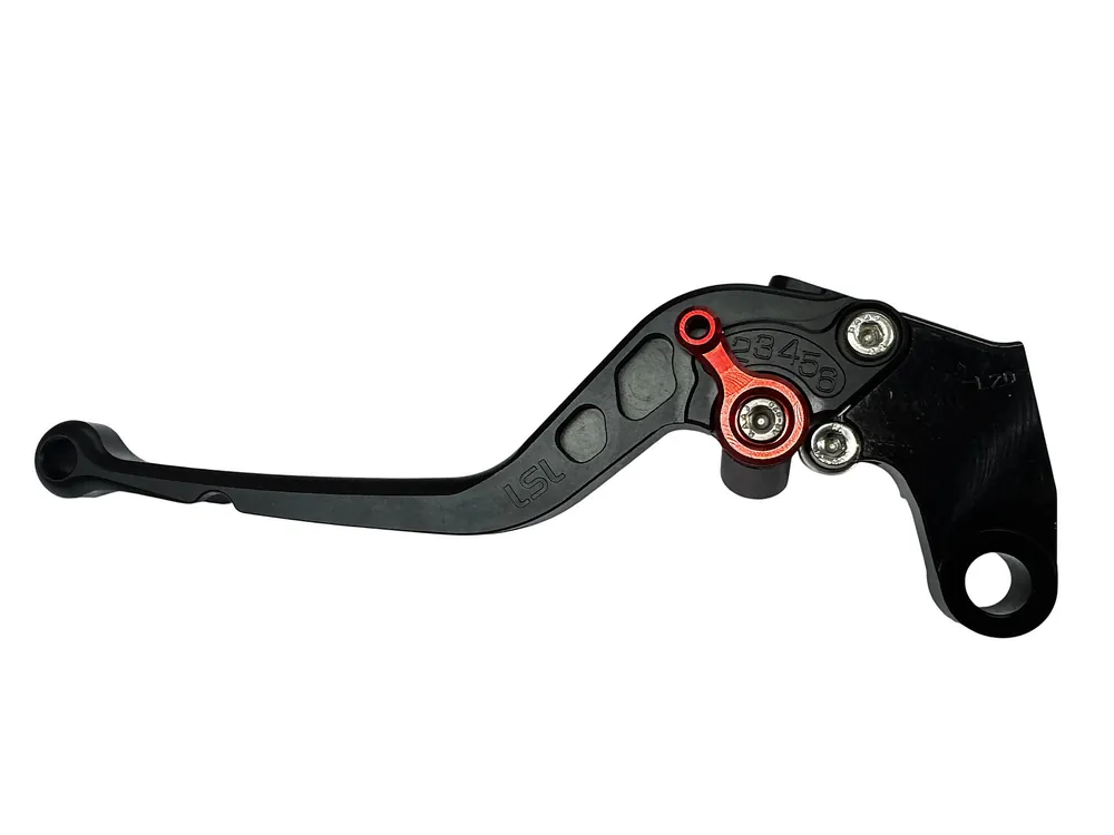 LSL Scooter Bremshebel Links Classic L81, schwarz/rot Authentique