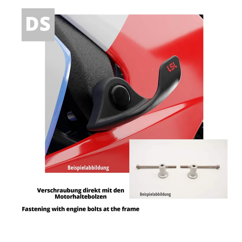 LSL SlideWing Befestigungskit für Honda CBF1000, 2006-2009, DS, schwarz Solde