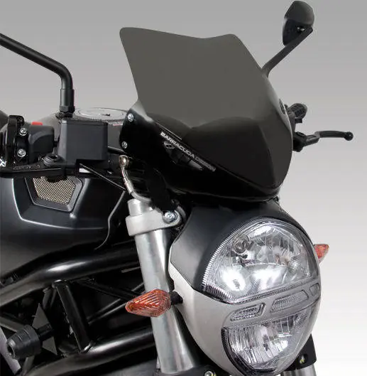 Top Vente Barracuda Windschild Aerosport Plexiglas für Ducati Monster 696 und Ducati Monster 796