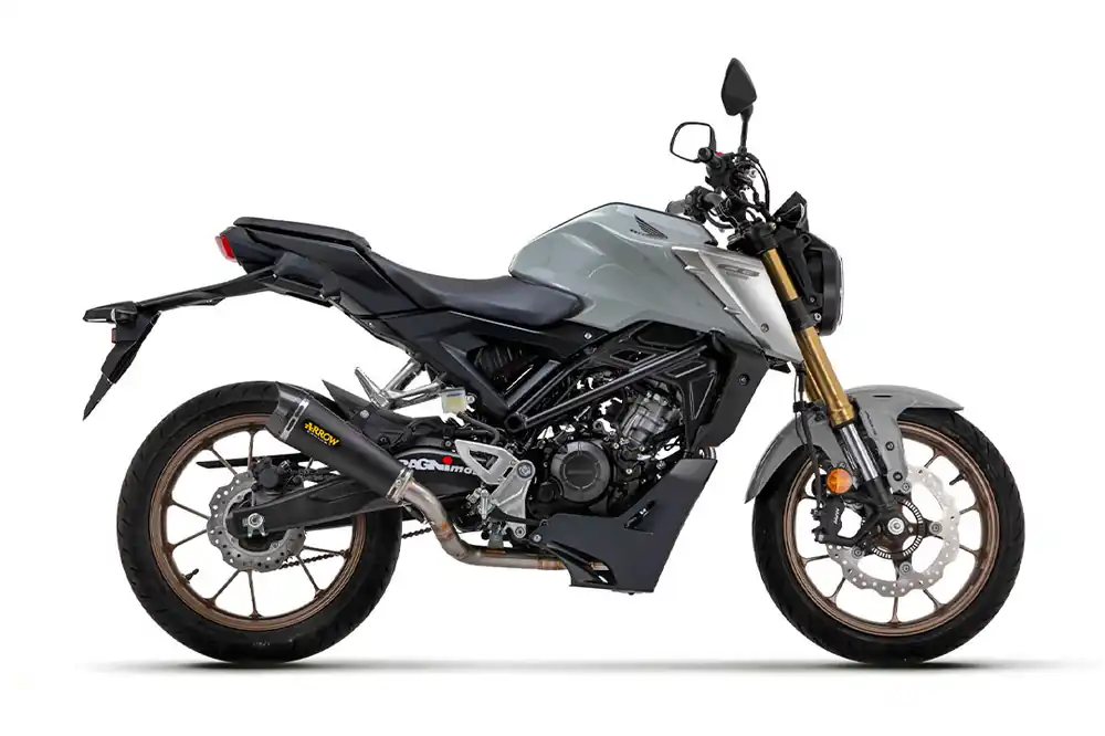 ARROW X-KONE DARK Auspuffanlage für Honda CB125R ab Modelljahr 2021- Paiement Sécurisé