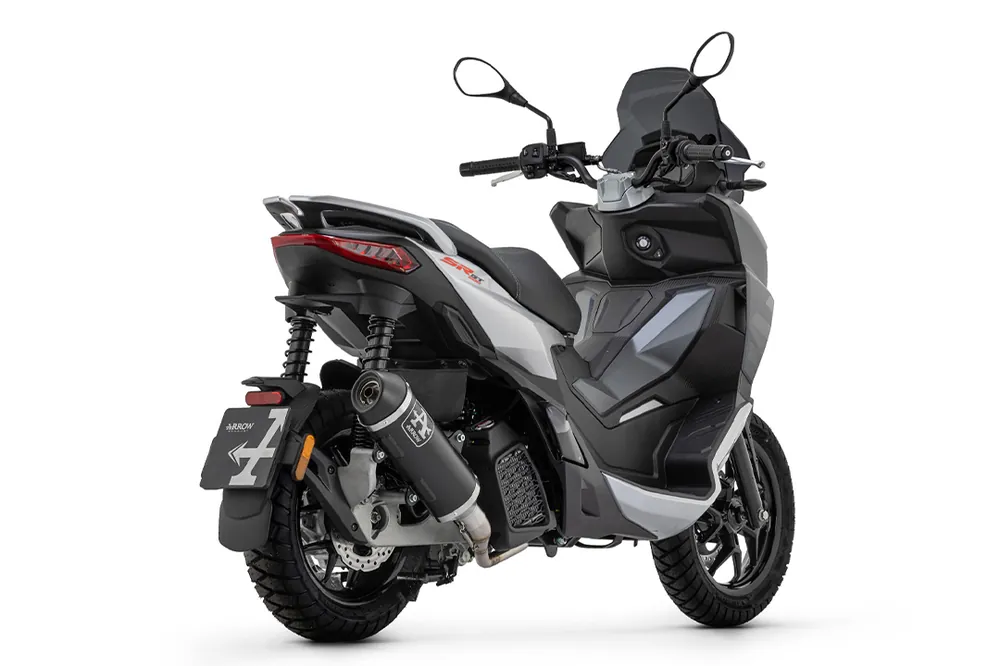 ARROW Auspuff DARK URBAN für Aprilia SR125 GT / SR200 GT Modelljahr 2022- Soldes