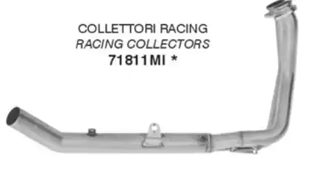 Remise ARROW Racing Krümmer Edelstahl für Honda CB750 Hornet 2025-