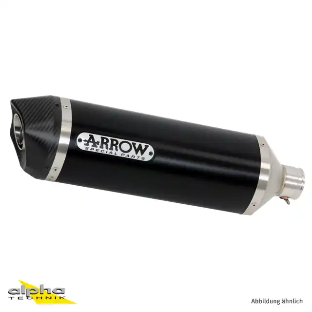 Remise ARROW Auspuff RACE TECH für Suzuki GSX650 / GSX1250 / Bandit 2007-16 aus Aluminium, schwarz