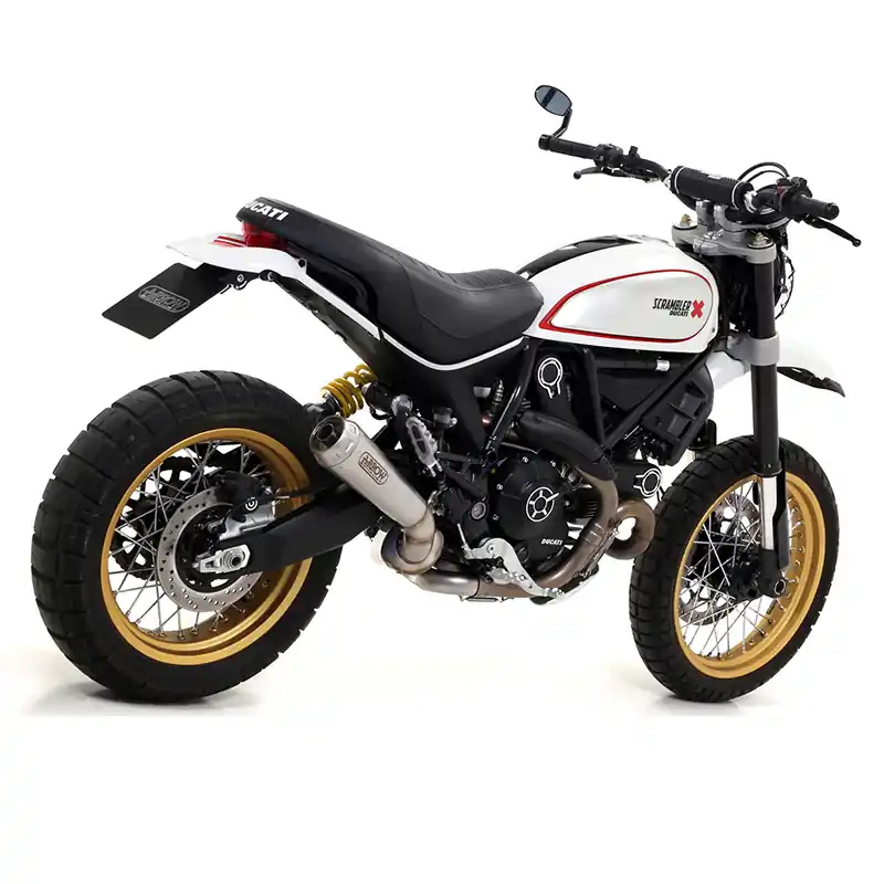 Remise ARROW PRO-RACE Edelstahl Endschalldämpfer für Ducati Scrambler Desert Sled ab Modelljahr 2017-