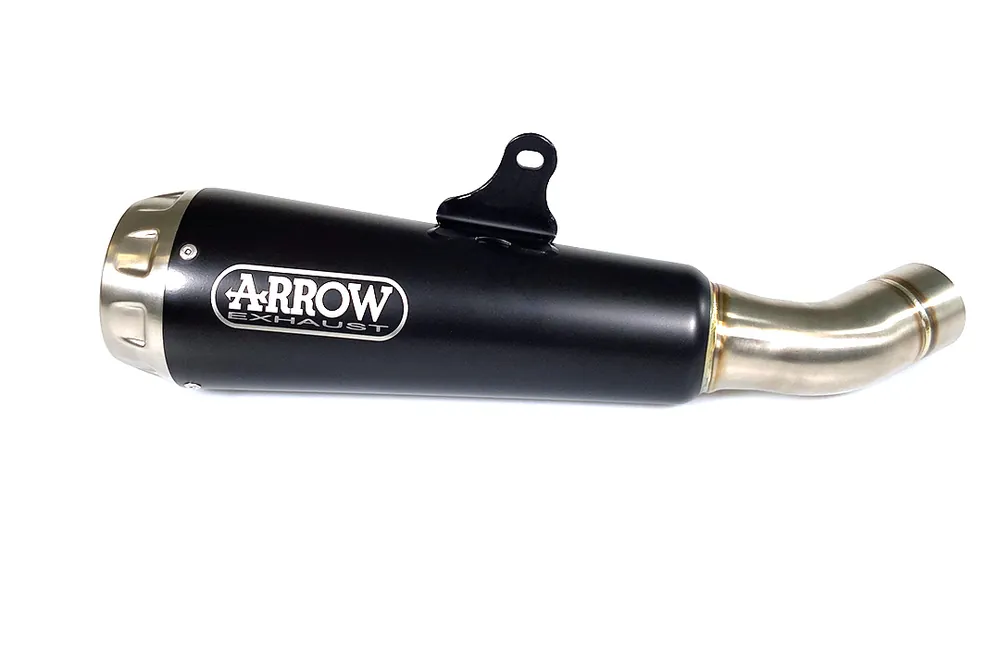 ARROW Auspuff DARK PRO-RACE für Benelli Leoncino 500 ab Modelljahr 2017-, Edelstahl schwarz Expédié Aujourd&rsquo;hui
