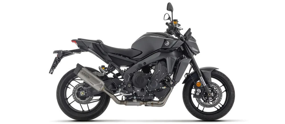ARROW Auspuff INDY RACE EVO Titanhülle für Yamaha MT09 (SP), Typ RN87 / RN88 / RN89 / RN90 / RN91 / Jusqu'à Épuisement Des Stocks