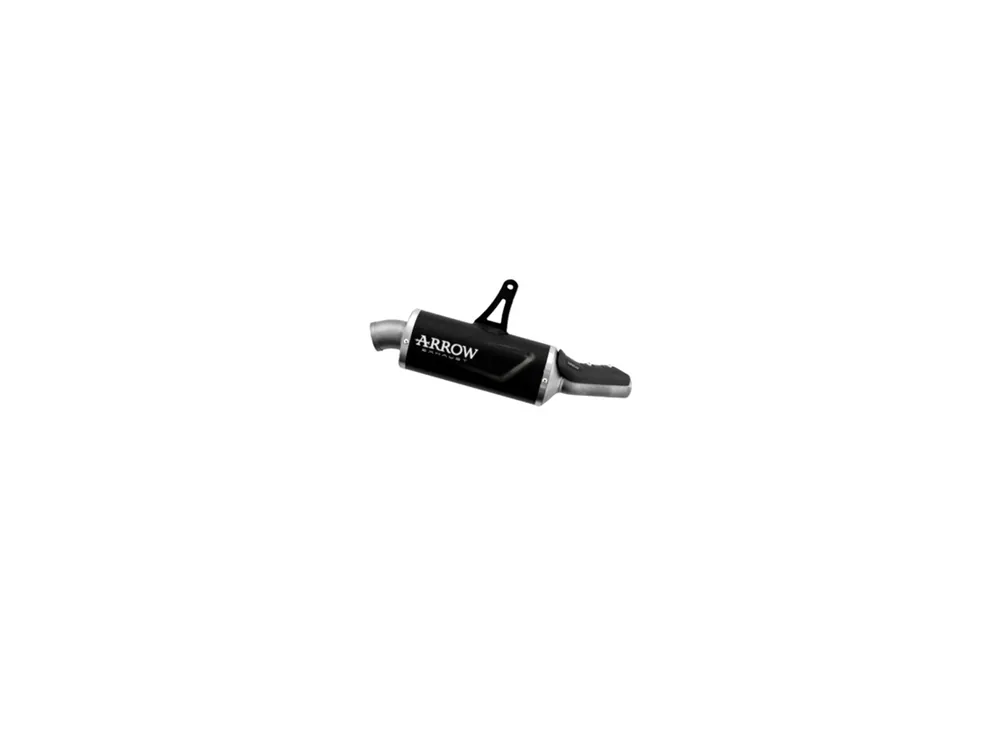 Retour Gratuit ARROW Auspuff INDY RACE EVO DARK Aluminium für Honda XL 750 Transalp Modelljahr 2023-