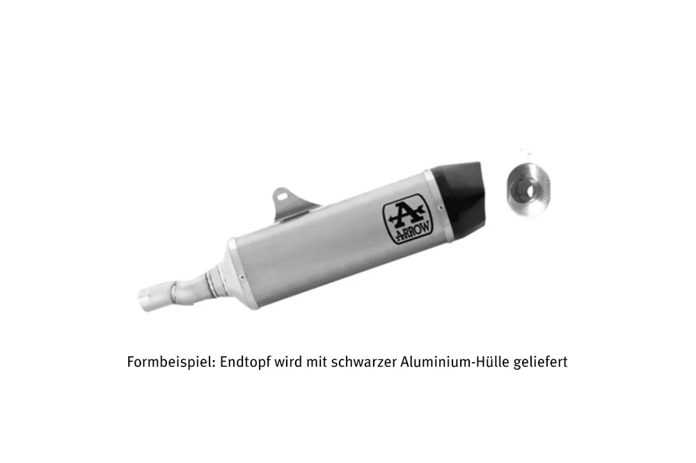 ARROW Auspuff DARK INDY RACE für Honda Forza 750 2021-, Aluminium schwarz Certifié