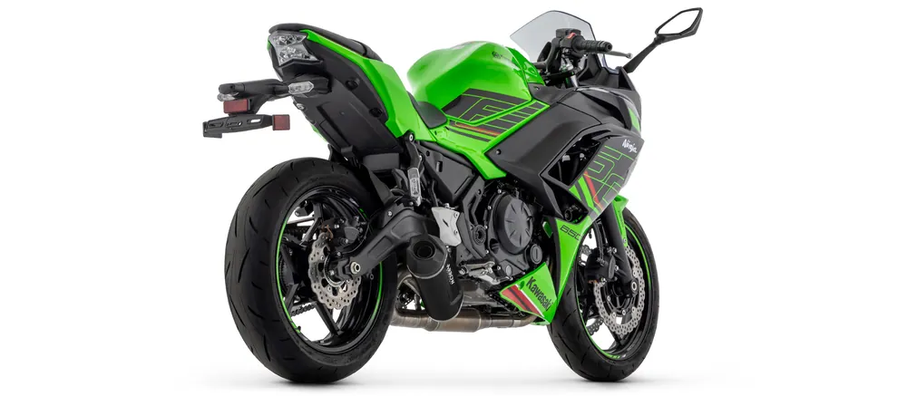 Seulement Aujourd&rsquo;hui ARROW Auspuffanlage INDY RACE EVO Titan für Kawasaki Ninja 650 (35kW), Z650 (35kW) Modelljahr 2024-