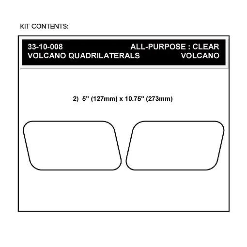 Achetez Aujourd&rsquo;hui Stompgrip Traction Pads Universal Rechteckig klar für Honda ST1300, 2002-2012, XRV750 African Twin,