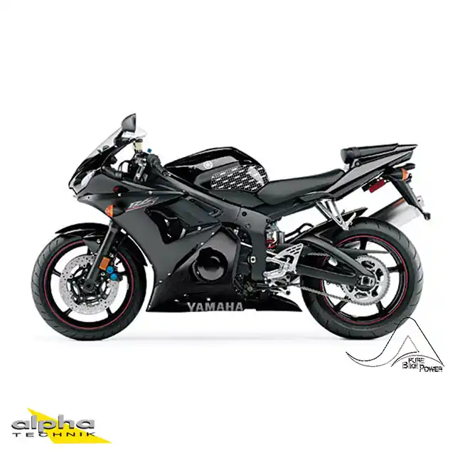 Stompgrip schwarz, Volcano, für Yamaha YZF-R6, 2003-2005 Commander Maintenant