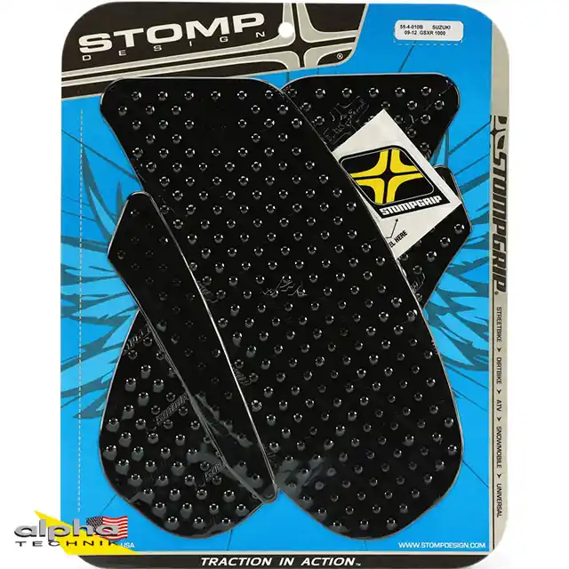 Stompgrip schwarz, Volcano, für Suzuki GSX-R1000, 2009-2016 Livraison Express