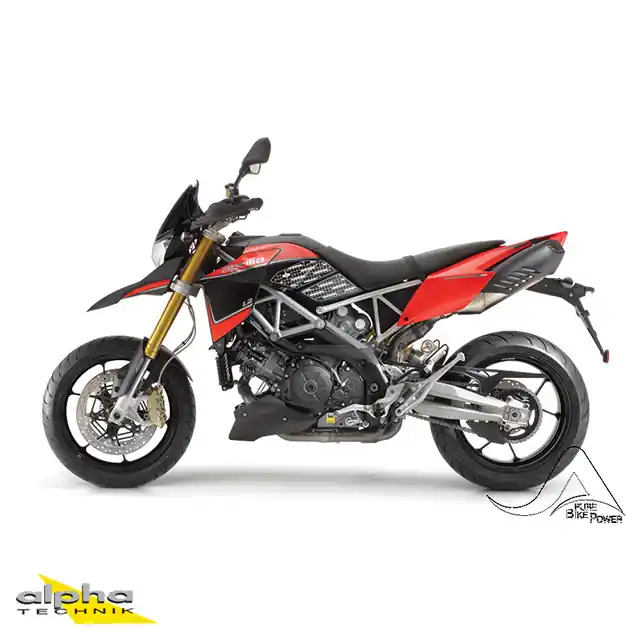 Top Vente Stompgrip schwarz, Volcano, für Aprilia Dorsoduro 750, 2009-2016, Dorsoduro 900, 2017-2021, Dorsodu