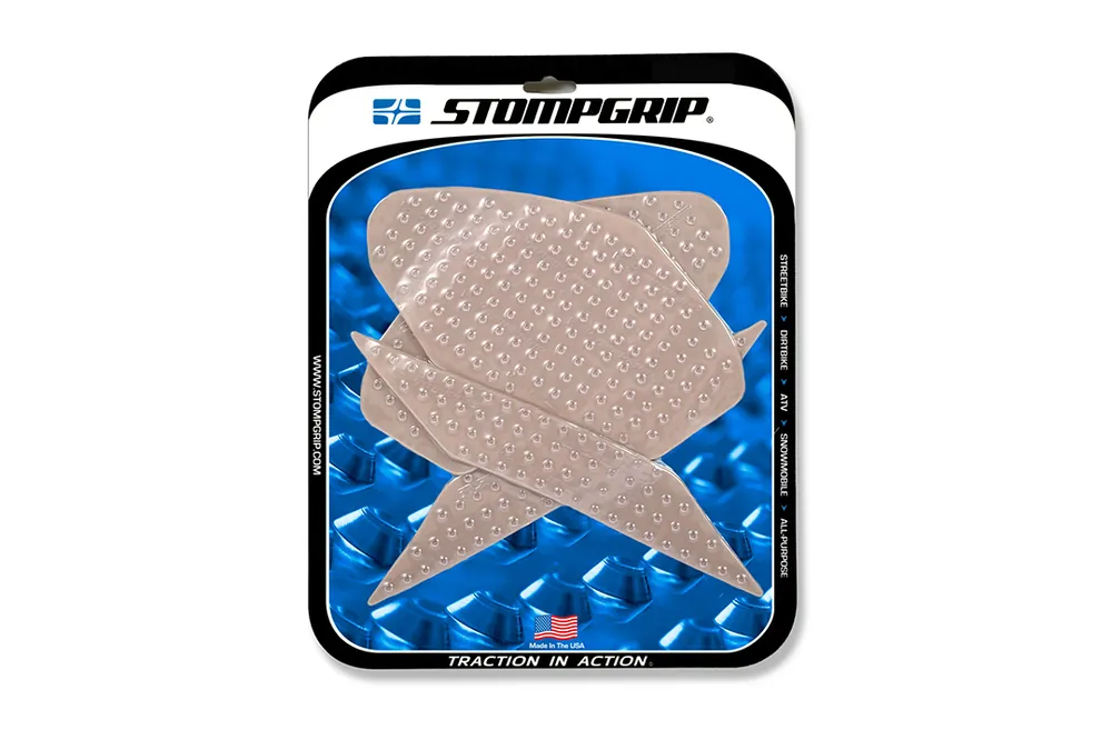 Commander Vite Stompgrip Traction Pads klar, für Kawasaki Ninja 400, 2018-2024