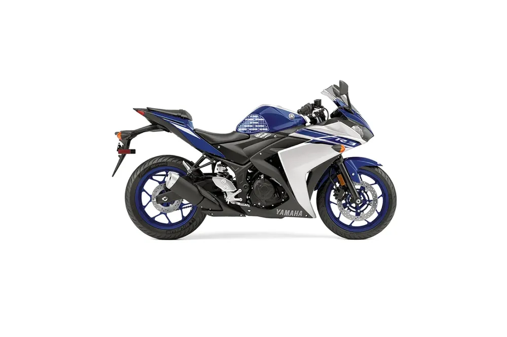 Commande En Gros Stompgrip hybrid, Icon, für Yamaha YZF-R3, YZF-R25, 2015-2018