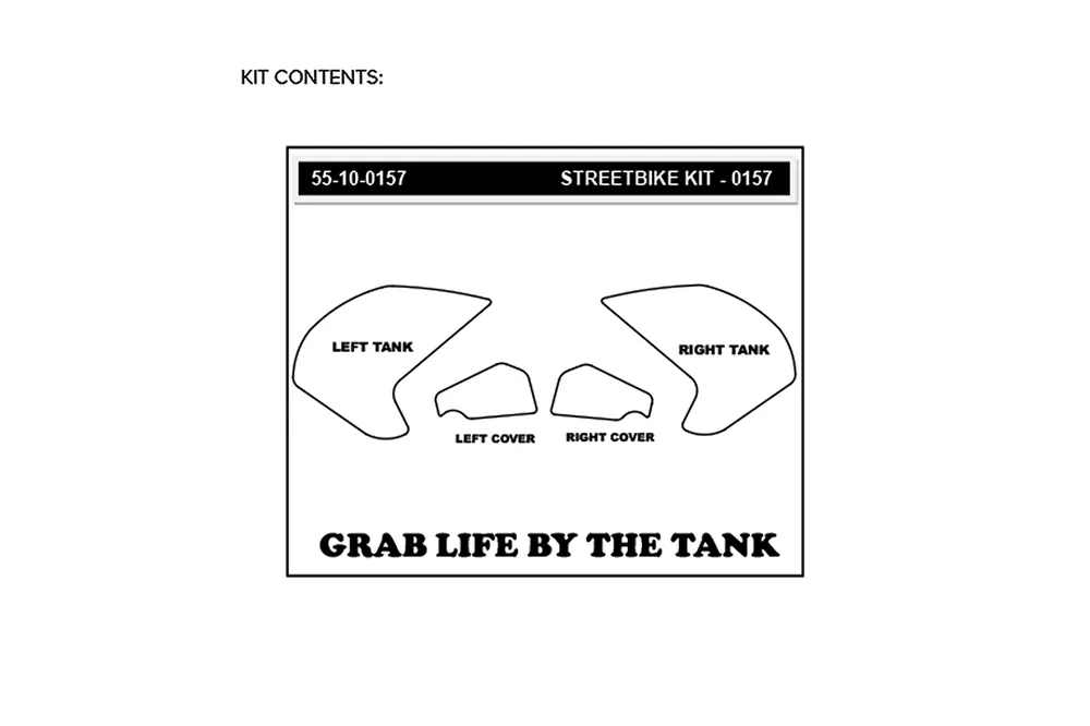 Must-Have Stompgrip schwarz, Icon, für Yamaha MT07, 2018-2021