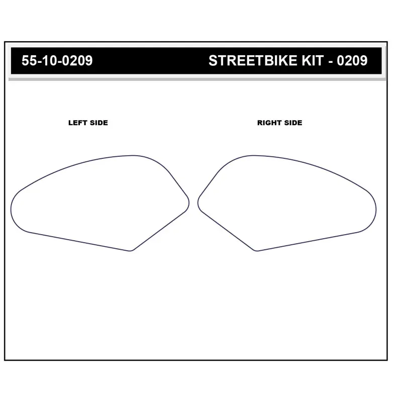 Meilleur Prix Stompgrip Tank Pad schwarz, Icon, Streetbike Tank Kit für Yamaha Tracer 9 GT, 2024-2025