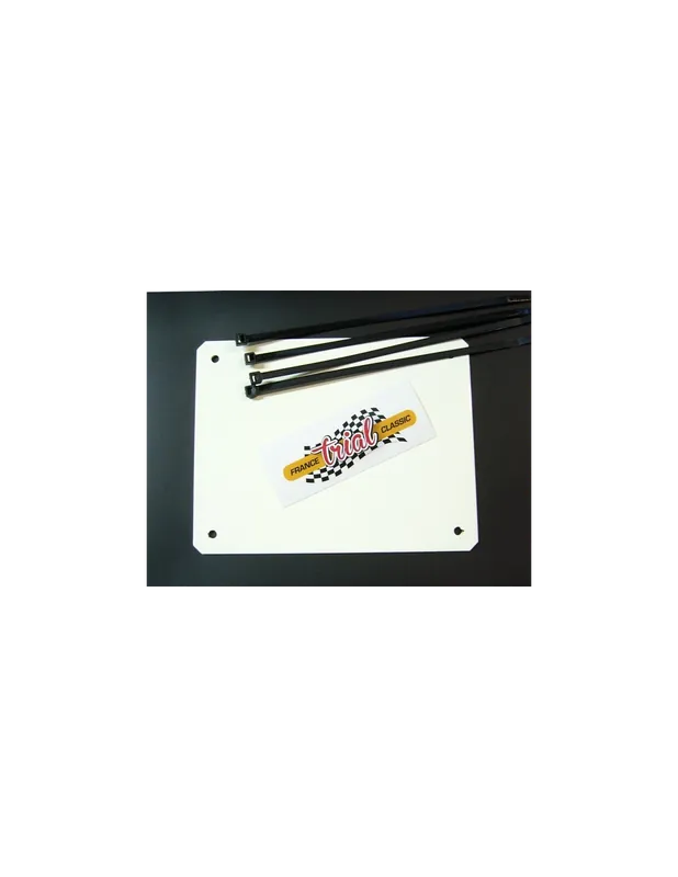 Nouvelle Collection Plaque phare Aluminium laquée blanche (Epoxy)
